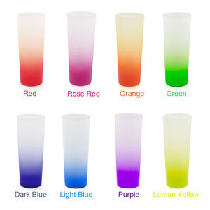 <span class=keywords><strong>Precio</strong></span> barato Taza de vidrio de chupito en blanco de sublimación esmerilada de Color degradado de 3oz para <span class=keywords><strong>whisky</strong></span> Regalo perfecto - Product Image 3
