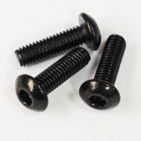 Vis à tête hexagonale en acier allié 40Cr de qualité 10.9 ISO7380, zinguées noires, filetage standard métrique, boîte M2M3M4