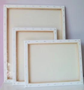 White UV Printed Custom Size Canvas Painting with Magnetic Wood <b>Frame</b> - Product Image 5