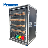 Boîte de distribution d'alimentation intelligente triphasée indépendante à 48 canaux et 4 kW pour le contrôle de la tension sur scène d'événements DJ