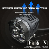NUYEER OEM 5D Projecteur Led Driving Spot Auxiliary Light Offroad 4x4, Cube Led Off Road Fog Lamp 12V 24V 3 Inch Led Pods Light