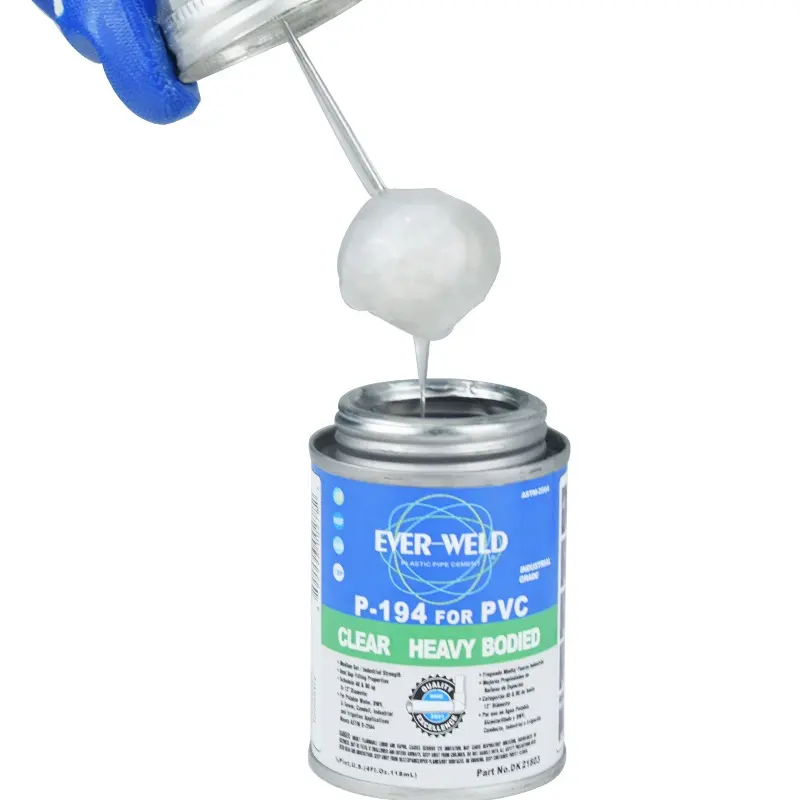 PVC boru solvent çimento uPVC yapıştırıcı su borular ve bağlantı parçaları üstün mukavemetli yapıştırma PVC boru tutkal