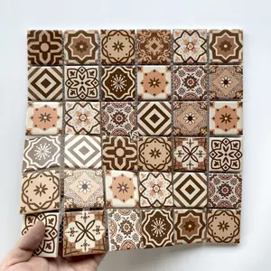 Fabrikdirektverkauf marokkanische handbemalte Keramik-Mosaikfliesen für Mosaik