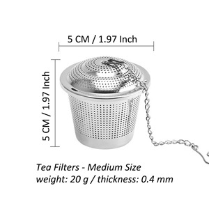 Stainless Steel <b>Tea</b> Ball Strainer 304 <b>Tea</b> <b>Infuser</b> Cooking Spice Food Tool Filter Accessories - Product Image 4
