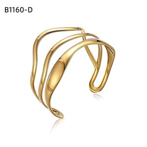 Amy Amy <b>Cuff</b> <b>Bracelet</b> <b>Silver</b> Plated Alloy Women's Trendy Bangle Gift Jewelry B1160 - Product Image 3