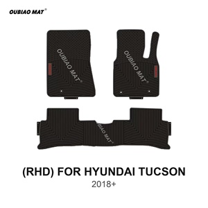 현대 투싼 2018+ 전천후 플로어 매트, PVC 차량 카펫 보호 - Product Image 1