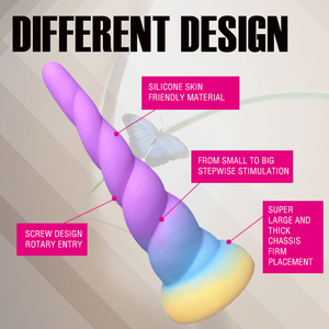 Sexbay Coloful Grand Dildo en Silicone Souple à Texture Réaliste avec Ventouse Puissante pour Hommes et Femmes - Product Image 3