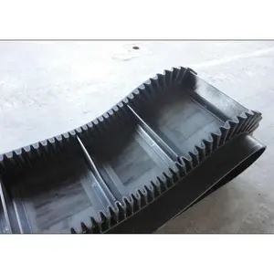 Skirt Rubber Sidewall Conveyor Belt Sidewall Belt Conveyor Corrugated Conveyor Belt