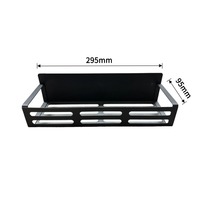 Étagère magnétique murale pour porte latérale de cuisine, double niveau, non pliable, en métal, style moderne et minimaliste, pour épices