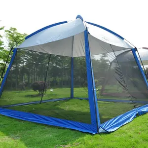 Tente de camping pour 8 à 10 personnes, plein air, auvent, moustiquaire