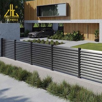 ZHONGLIAN 6063 panneau de clôture vertical en aluminium enduit de poudre