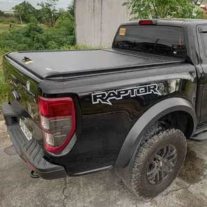 รถกระบะTonneauฝาครอบลูกกลิ้งชัตเตอร์ฝาปิดสําหรับHilux Revo Ford Ranger Raptor Wildtrak NP300 NavaraไทรทันL200 Dmax