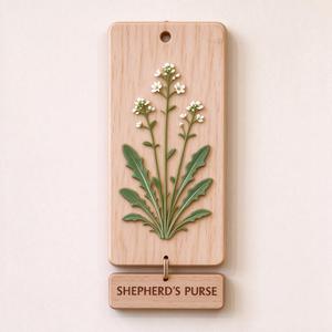 Marque-page en bois floral motif végétal, idéal pour la lecture, souvenir étudiant, cadeau - Product Image 3