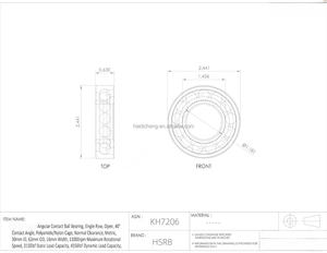 Tek sıra, açık, poliamid/naylon kafes, <span class=keywords><strong>Normal</strong></span> boşluk, metrik, 7206 7200 7205 eğik bilyalı rulman takım tezgahları için - Product Image 2