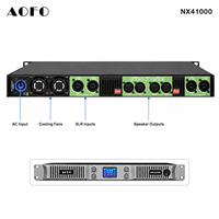 Amplificateur de puissance numérique de classe D 600W-1800W avec écran LCD, amplificateur audio professionnel pour enceintes PA, caissons de basses, sonorisation de scène
