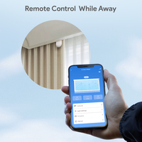 Control Remoto Inalámbrico Inteligente para Cortinas Automáticas RSH con BLE 5.0, Compatible con Tuya, Alexa y Google Home, Motor Abrepuertas Robótico para Android