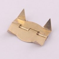 Petite charnière à fermoir en métal et bois pour boîte à cigares, avec griffes, pour boîte à bijoux, accessoires de valise
