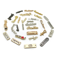 Plaquettes Étiquettes Métalliques de Haute Qualité Personnalisées avec Logo et Lettres Gravées pour Vêtements