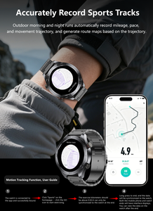 Reloj Inteligente G6 Fitness de 1.7 Pulgadas con Llamadas Bluetooth, Monitor de Ritmo Cardíaco, Contador de Pasos, Rastreador de Calorías, Resistente al Agua IP67, Reloj Deportivo - Product Image 5