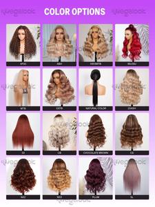 Perruque Frontale Complète en Cheveux Humains Vietnamiens Bruts, Ondulés Naturels/Profonds, Sans Colle, pour Femmes Noires - Product Image 6