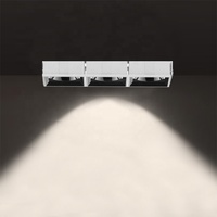 Éclairage intérieur, spot encastré à double tête, lumière LED 18W, anti-éblouissement, plafonnier en aluminium, design moderne