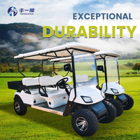 Voiturette de golf électrique tout-terrain 4x4 pour adultes, 4 places, homologuée route, avec fonction de levage, vente en gros