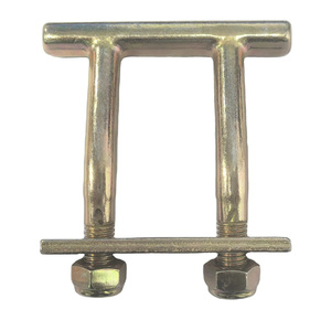 Anneau de fixation carré M12 zingué à boulon pour camion, anneau de liaison sous châssis, ancre à boulon en U - Product Image 1