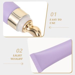 Emballage vide de 10ml 15ml 20ml d'huile pour les lèvres de cosmétiques brillant à lèvres crème pour les yeux lotion tube de compression tube de brillant à lèvres en plastique rose et or - Product Image 5