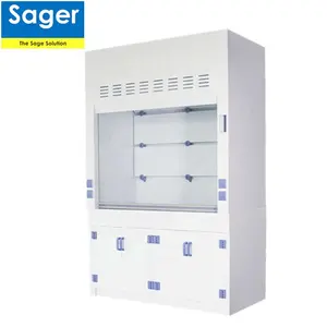 chemistry laboratory equipment PP fume hood for smoke gases dust extraction