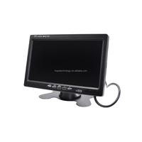 Caméra de rétroviseur 7 pouces IPS 800x480 à vente chaude, caméra embarquée, vision nocturne couleur, moniteur pour camion, bus, voiture