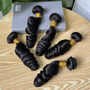 快速运输200% 密度Perruques Humains天然缅甸处女发散波生印度发束散波束 - Product Image 4