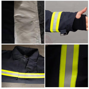 جودة عالية EN469 ملابس السلامة من الحرائق القياسية بالجملة زي رجال الإطفاء مثبطات اللهب نومكس iia أراميد المواد - Product Image 6