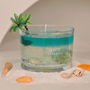 Bougie parfumée LANJO 2026 Ocean Shell, artisanale exclusive, dans un bocal en verre artistique, pour les filles, anniversaire, Saint-Valentin - Product Image 5