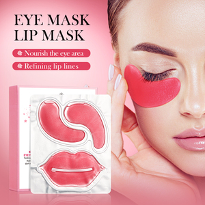 OEM SADOER Cuidado de los labios hidráulico calmante dormir ROSE labios mascarillas faciales belleza colágeno cristal boca máscara Rosa máscara de labios COLÁGENO - Product Image 6