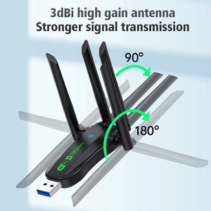 PIX-LINK Prix Usine <span class=keywords><strong>Carte</strong></span> Réseau USB Double Bande 2.4G 5G 900Mbps Sans Pilote pour <span class=keywords><strong>Ordinateur</strong></span> de <span class=keywords><strong>Bureau</strong></span> Adaptateur USB <span class=keywords><strong>Wifi</strong></span> 6 Hotspot - Product Image 3