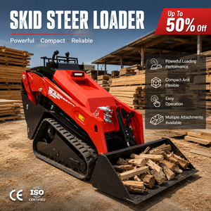 <span class=keywords><strong>Mini</strong></span>-chargeuse compacte diesel HONGSHAN V1000 avec moteur Kubota 25 CV et accessoire de chargeuse compacte - Product Image 1