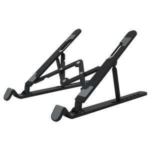 Support d'ordinateur portable pliable réglable en plastique personnalisé avec couleurs et logo sur mesure - Product Image 3