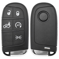 Télécommande de voiture professionnelle sans clé à 5 boutons, 433 MHz, puce 4A, lame vierge SIP22 pour clés de véhicule SUV