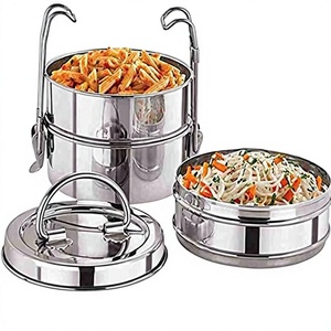 Article très vendu : Boîtes à lunch isothermes en acier inoxydable au design traditionnel pour hôtel, bureau, école, usage adulte - Product Image 3