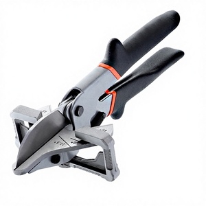 Alicates de corte a inglete de acero de alto carbono con mango de agarre suave, tijeras manuales multiángulo para canalización de cables, biselado de grado DIY y corte a cuarto de círculo - Product Image 2