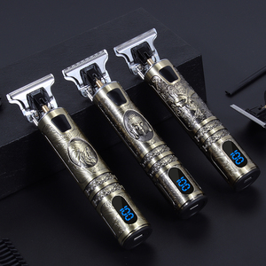 Tondeuse à cheveux avec écran LCD USB tondeuse électrique sans fil rasoir tondeuse 0mm hommes barbier Machine de découpe de cheveux cadeau - Product Image 4
