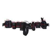 Ceinture Tactique Multifonctionnelle Ajustable de Haute Qualité pour Entraînement et Sécurité, Kit Utilitaire d'Extérieur avec Pochettes