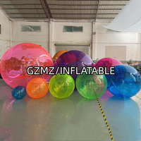 Boule transparente gonflable géante en PVC, boule transparente réutilisable, sphère hermétique, ballon pour fête, mariage, décoration de plage d'été