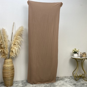 1956 #   10 Couleurs Jilbab Islamique en Crêpe Plissé, Hijab, Châle, Foulard et Long Khimar de Couleur Unie pour Femmes Musulmanes Aïd - Product Image 6