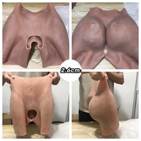 Culottes rehausseurs de hanches en silicone pour femmes, sous-vêtements push-up avec coussinets de fesses, leggings grande taille pour femmes