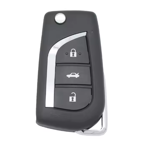 High Quality 3 Buttons Remote Car Key Fob Replacement Shell Without logo Without Chip for Toyota