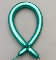 50 ballons longs magiques en latex pour bricolage, ballons de mariage, d'anniversaire, de Noël, décorations de fête, ballons gonflables métalliques brillants