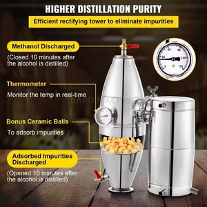 Entièrement automatique <span class=keywords><strong>vin</strong></span> Baijiu ménage petit brasseur équipement de distillation distillateur de <span class=keywords><strong>rosée</strong></span> pure - Product Image 4