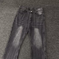 Jeans pour hommes Repute Hem, coupe skinny, en denim, avec détail sur le bord, modèle Reputation, en gros