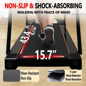 Senior Recuperação Reabilitação Esteira Casa Apartamento Uso Segurança Andando Máquina Longo Corrimão Running Machine 120kg Dobrável - Product Image 4